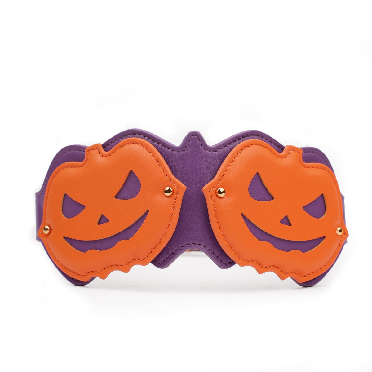 FUNSM Halloween Pumpkin Leather Mask