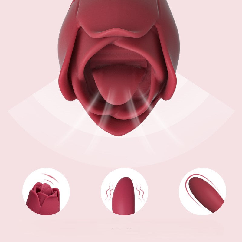 MEESE Dora Rose Clit Licking & G-Spot Vibrator