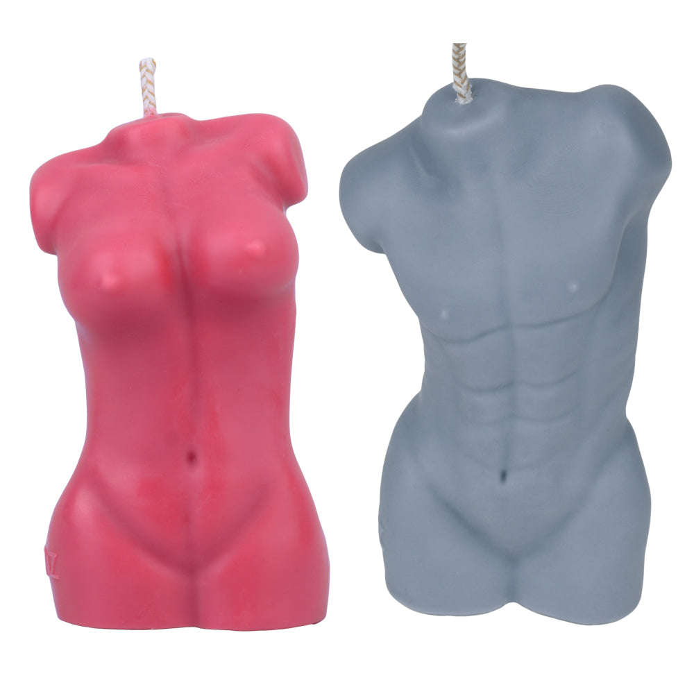 Nacktes Paar-Statue, Niedertemperatur-Aromatherapie-Kerzenset