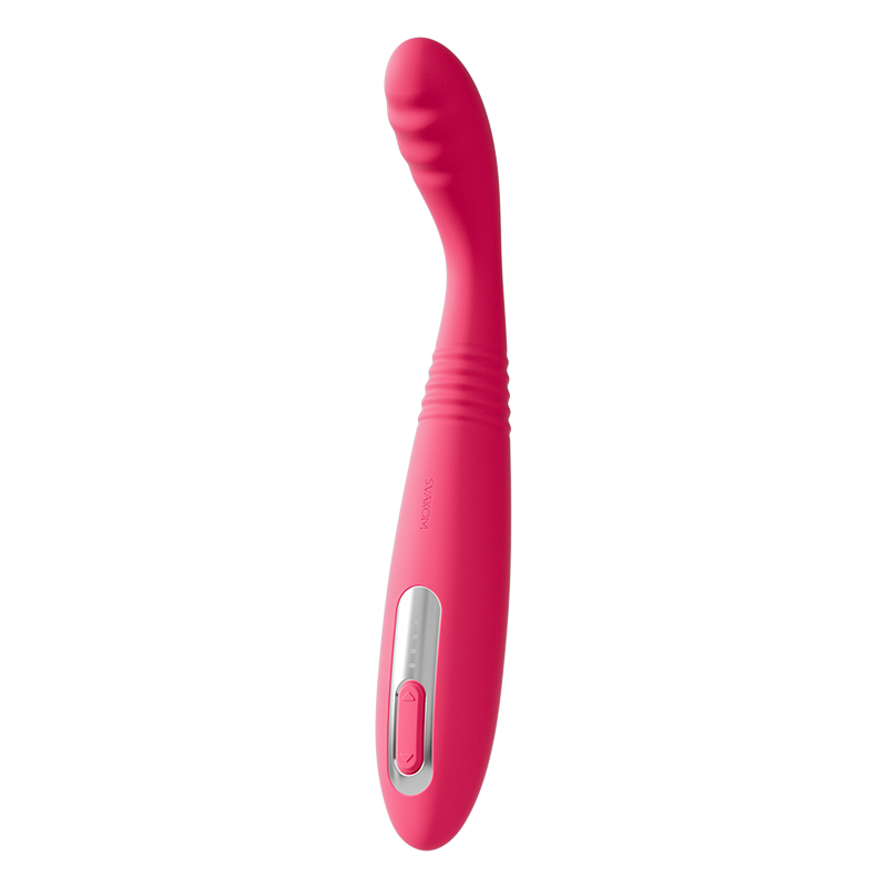 Cici 2 Flexible Ribbed Slim Thrusting G-Spot Vibrator