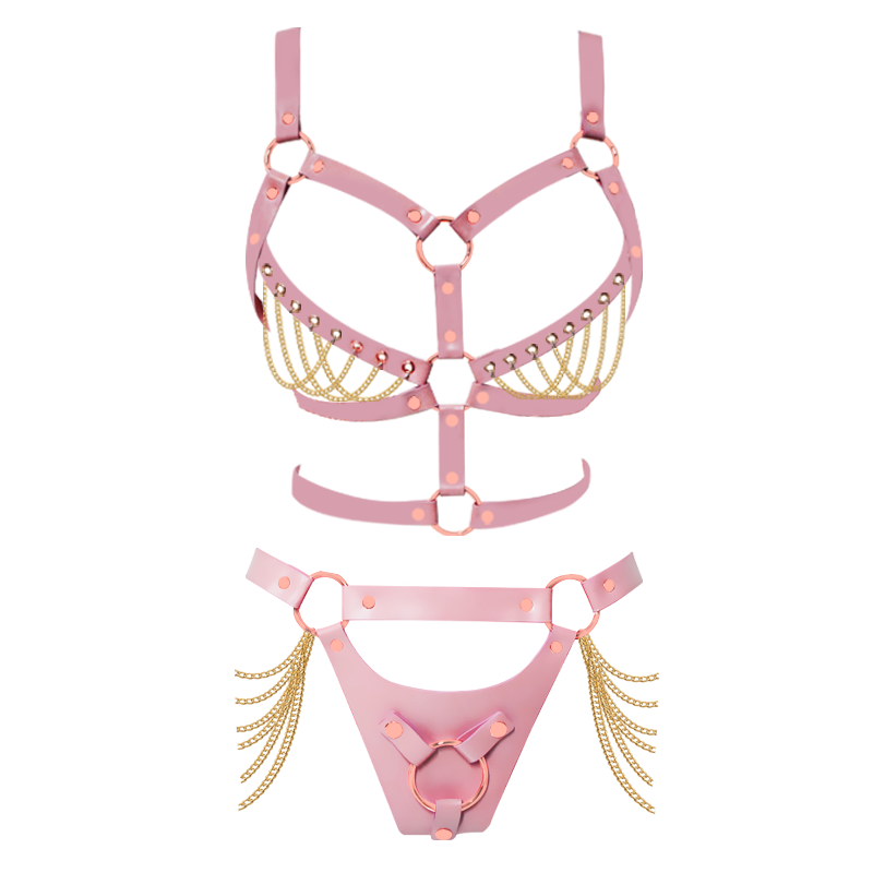 Shaki Sweet Romance 绑带式安全带,带硅胶假阳具