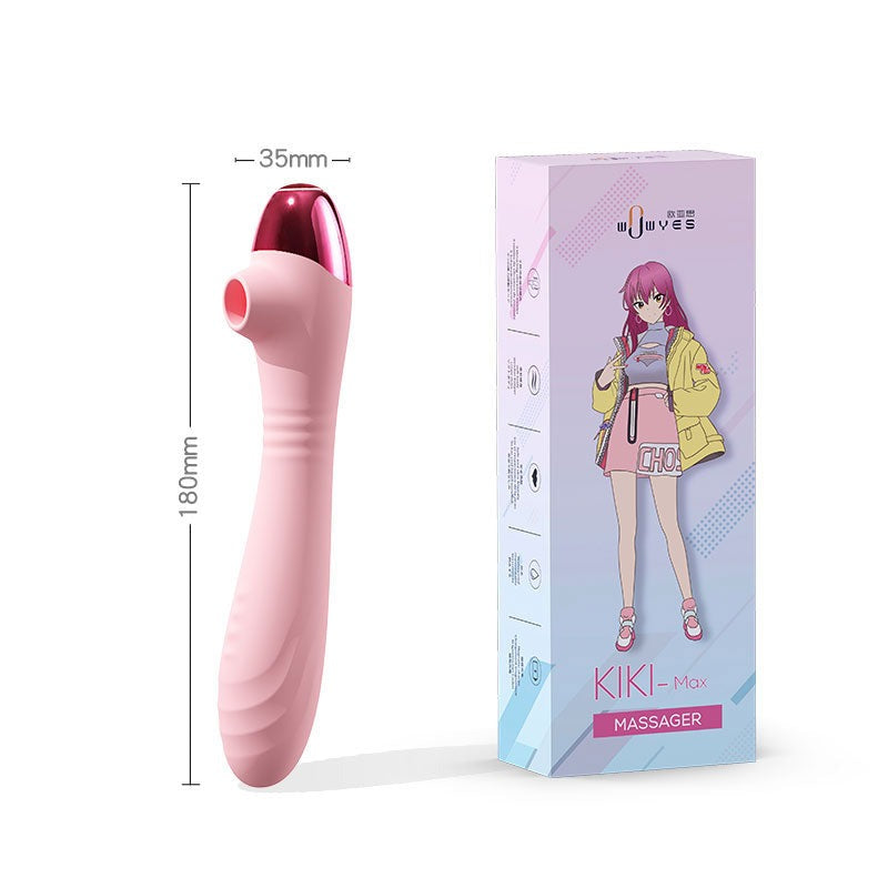 WOWYES KIKI Max Bendable Tongue-Licking & Sucking Vibrator