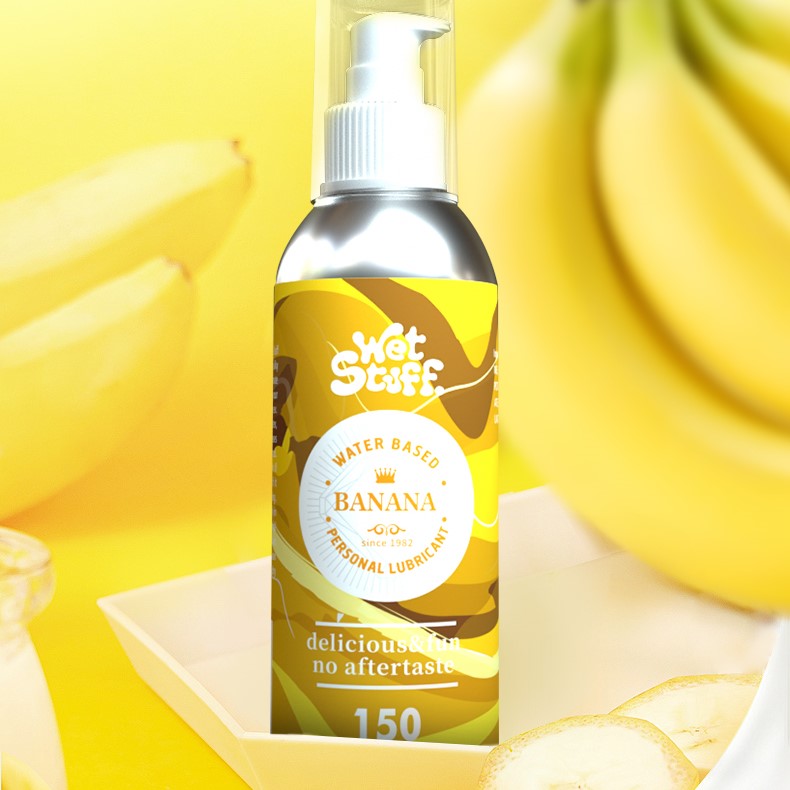 Wet Stuff Banana Edible Water-Based Lubricant 150g