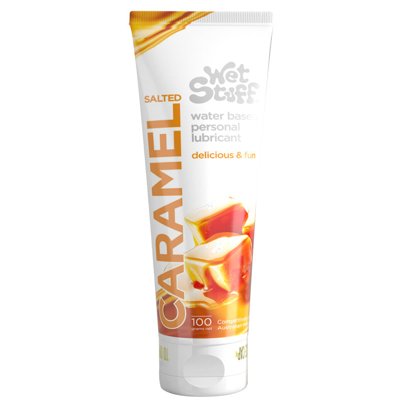 Wet Stuff Salted Caramel Water-Based Edible Lubricant 100g