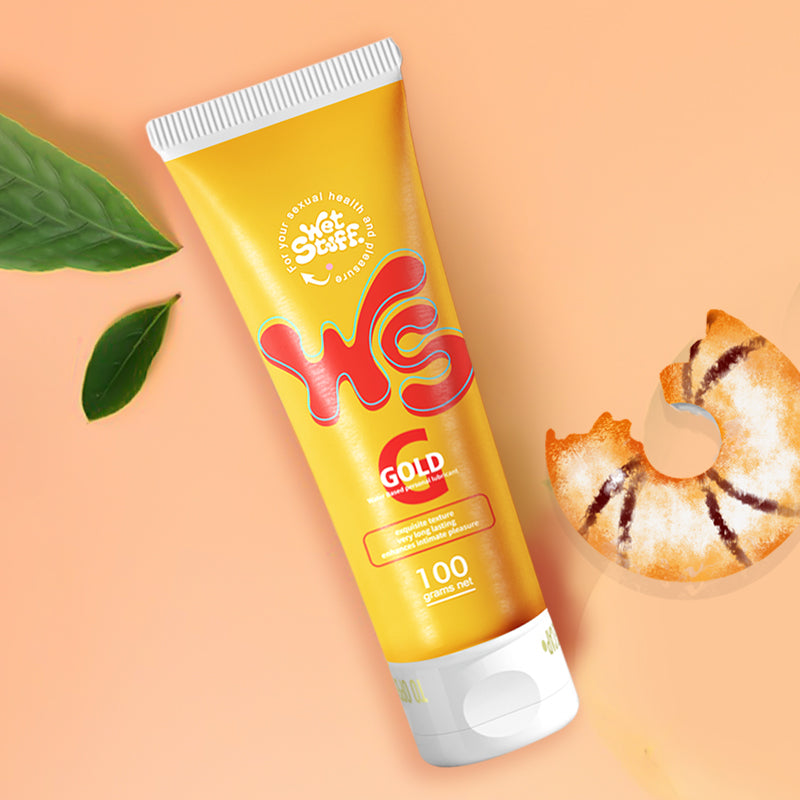 Wet Stuff Gold No-Rinse Water-Based Lubricant 100g