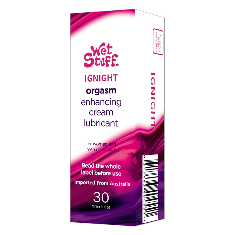 Wet Stuff IGnight Orgasm Enhancing Cream Lube 30g