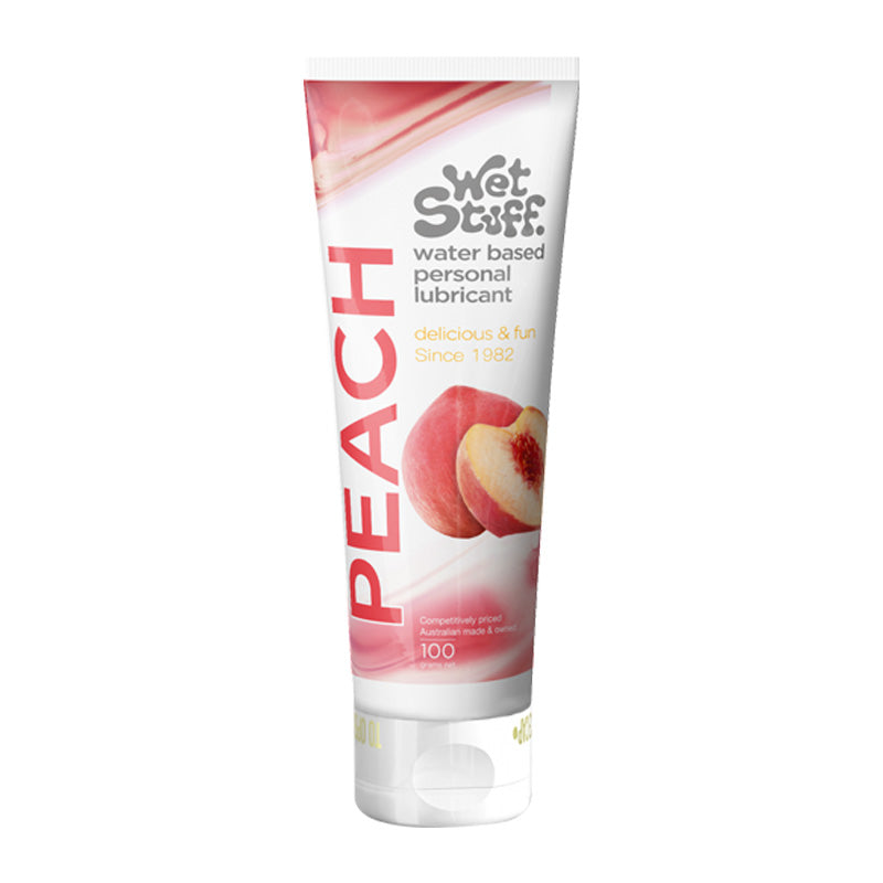 Wet Stuff Peach Water-Based Edible Lubricant 100g