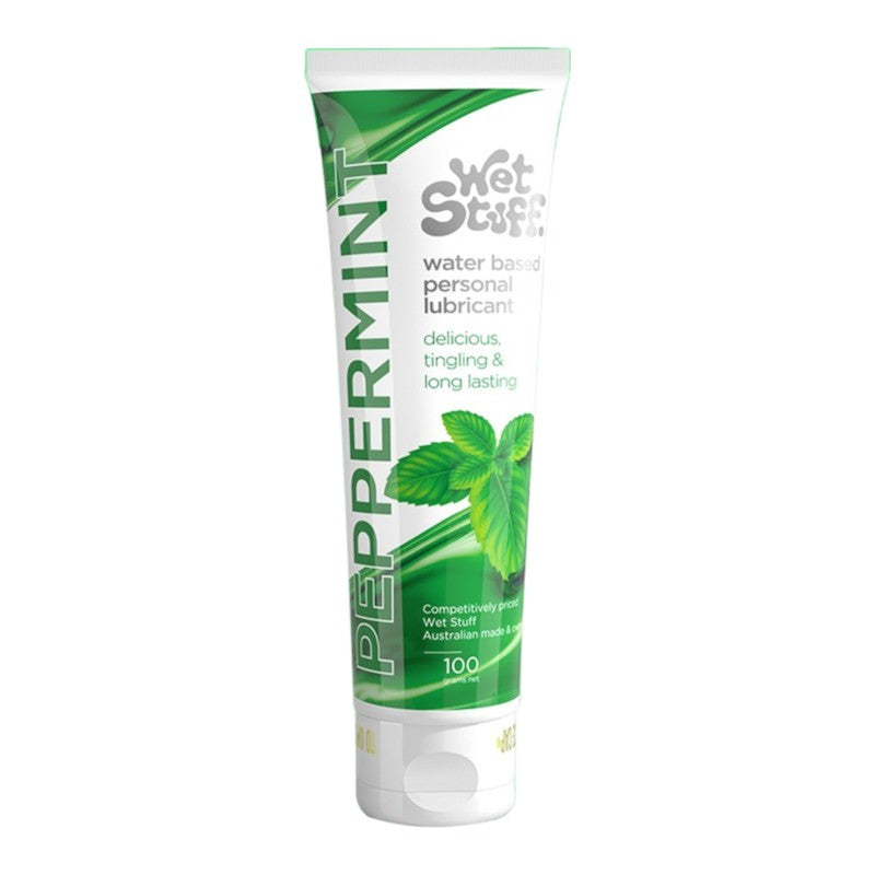 Wet Stuff Peppermint Water-Based Edible Lubricant 100g