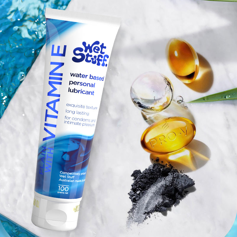Wet Stuff Vitamin E No-Rinse Water-Based Lubricant 100g