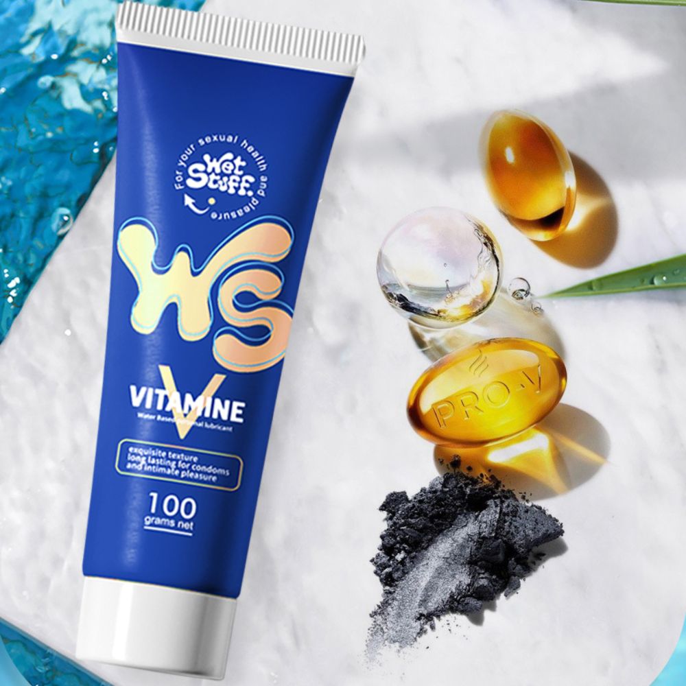 Wet Stuff Vitamin E No-Rinse Water-Based Lubricant 100g