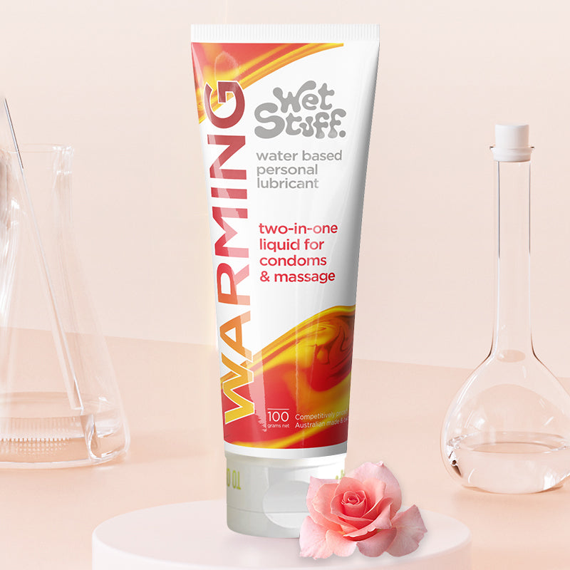 Wet Stuff Warming No-Rinse Water-Based Lubricant 100g