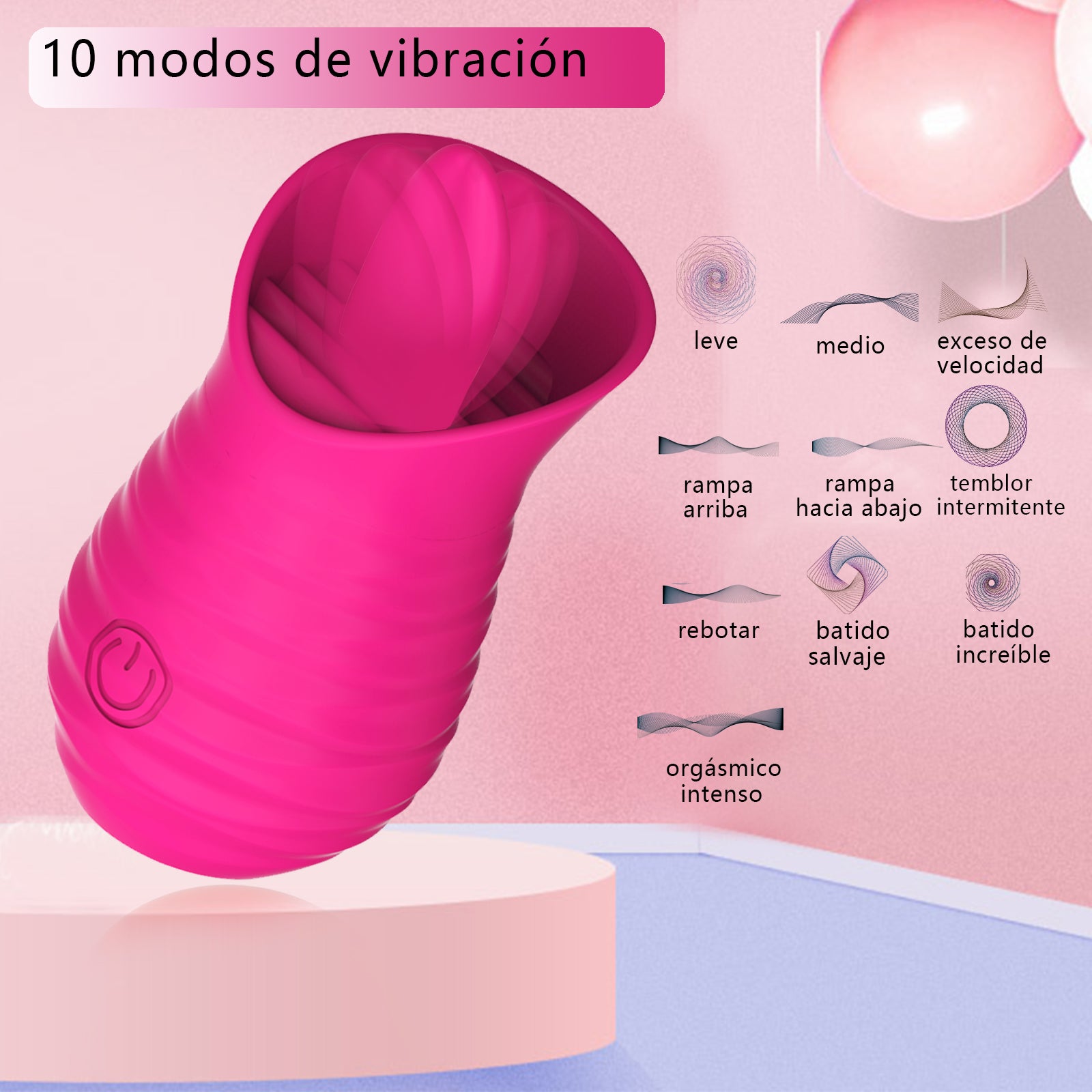 YW Clit Licking Rose Vibrator