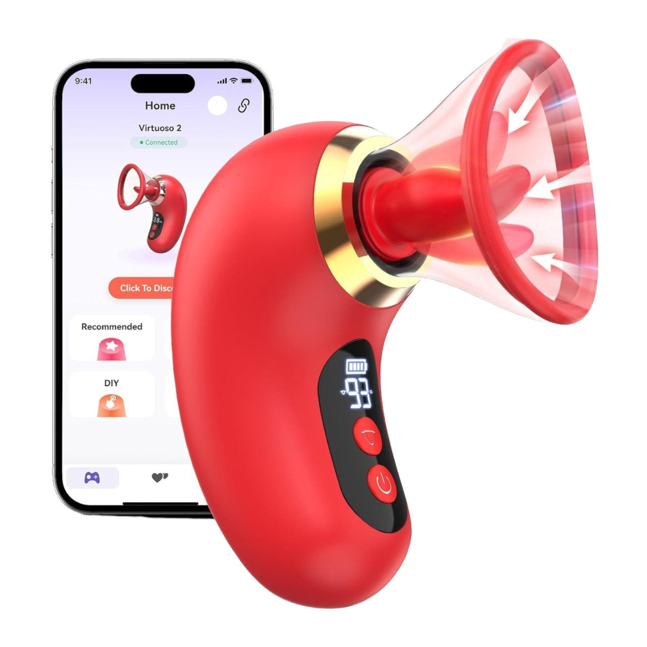 Anna Clit Sucking & Licking Vibrator App Controlled