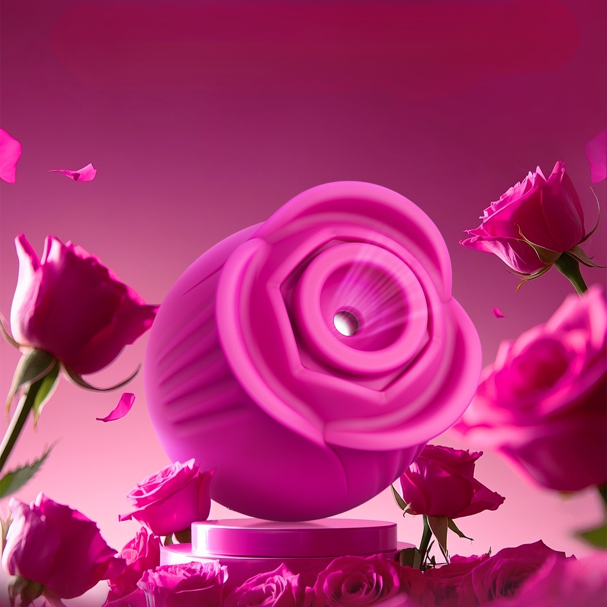 Blush Original Rose Air Wave Clit Sucking Vibrator