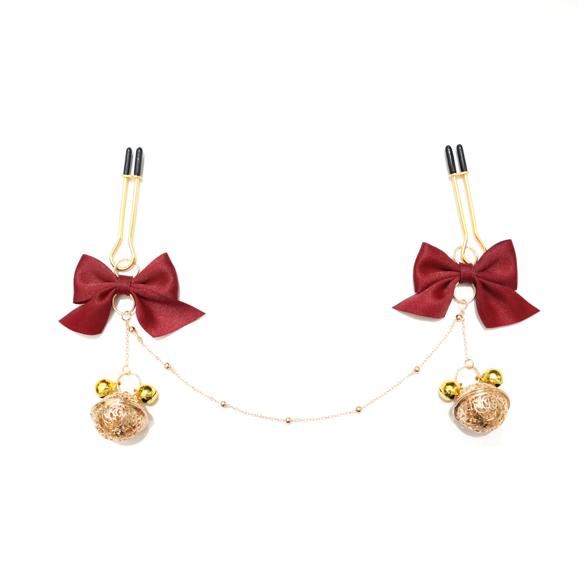 Bow Tie U-Shaped Nipple Clamps with Chain