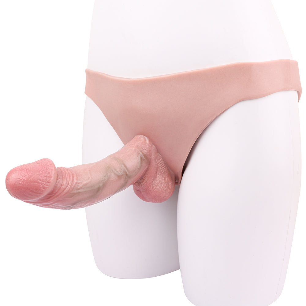 Product with a pink and white design on a white background