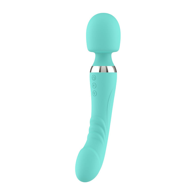 Double-Ended Clitoral & G-Spot Wand Vibrator