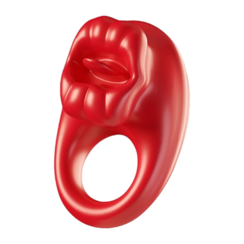 GALAKU Kiss Licking & Vibrating Cock Ring App Controlled