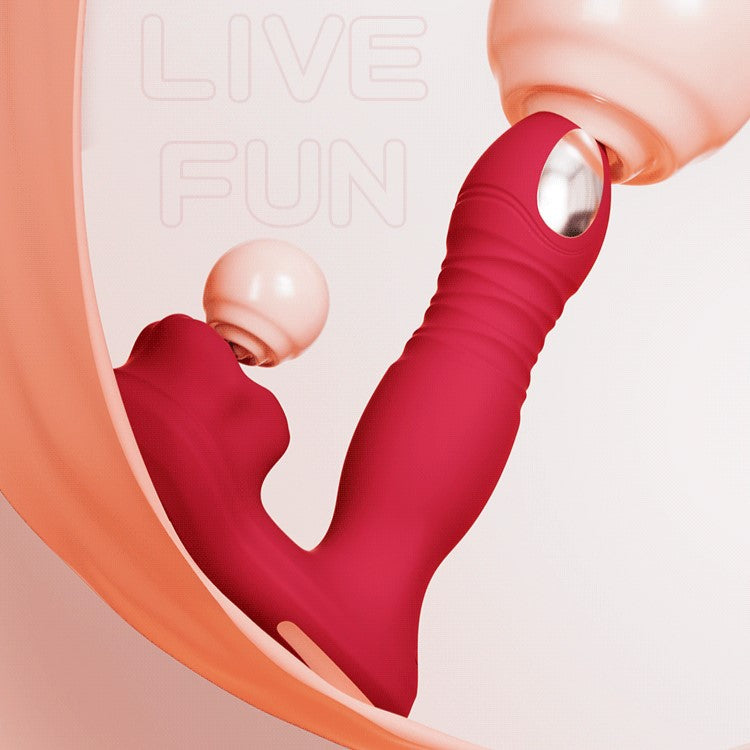 GALAKU Kiss Wearable Clit Sucking & G-Spot Electric Shock Vibrator App-Controlled