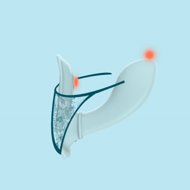 Handmaiden No.E 可穿戴阴蒂和 G 点振动器,应用控制