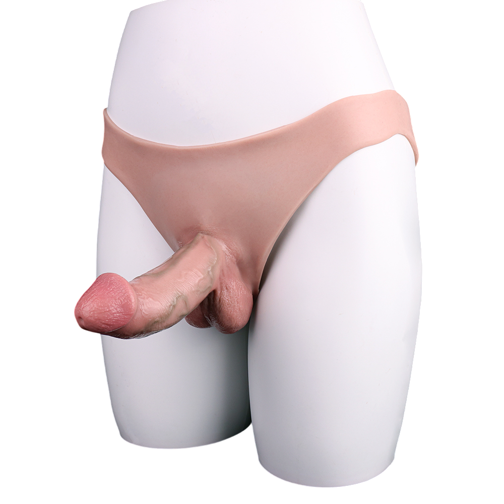 Kenneth Realistic Hollow Dildo Strap-On Briefs 6-inch