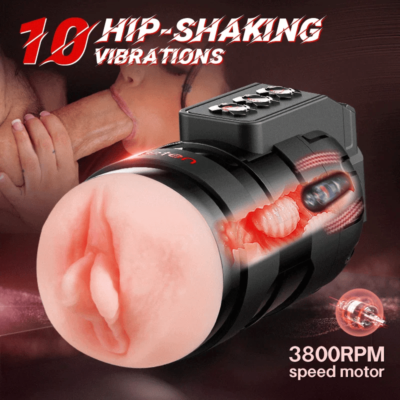 Leten Grenade Realistic Vibrating Male Masturbator App Controlled