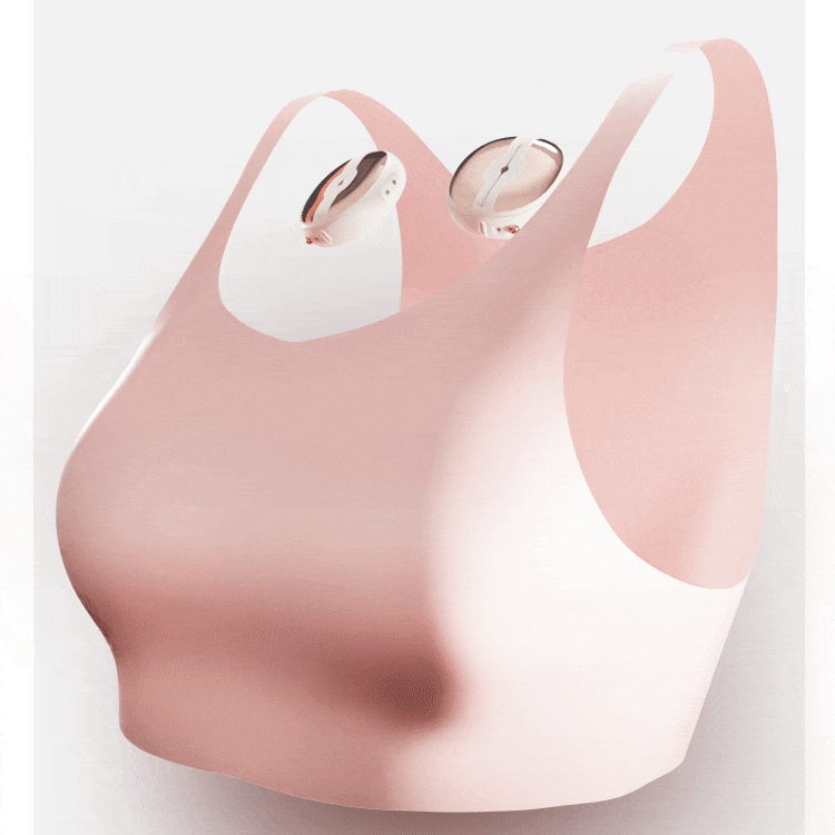 QINGNAN #3 Wearable Vibrating Nipple Clamps Remote Controlled