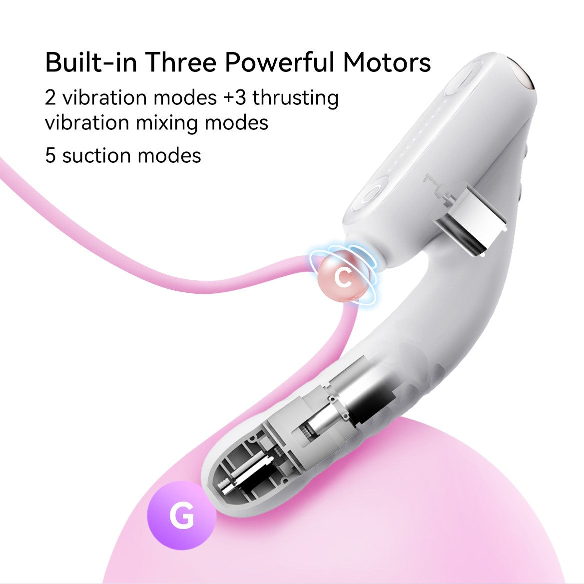 QINGNAN #7 Clit Sucking & G-Spot Thrusting Vibrator