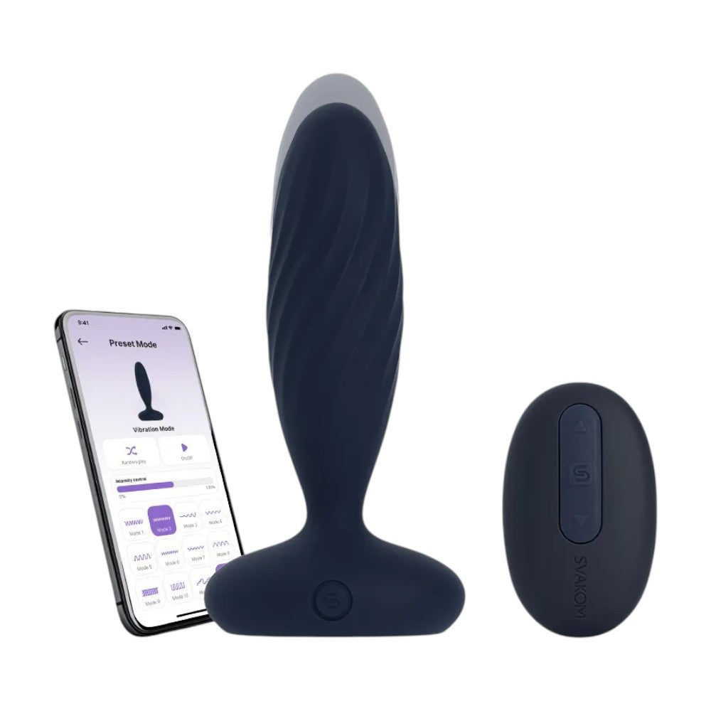 SAVKOM Jordan Thrusting & Vibrating Butt Plug App & Remote Controlled