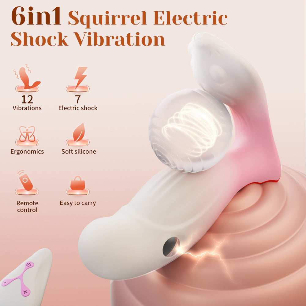 Squirrel E-Stim Wearable Vibrator Remote Controlled