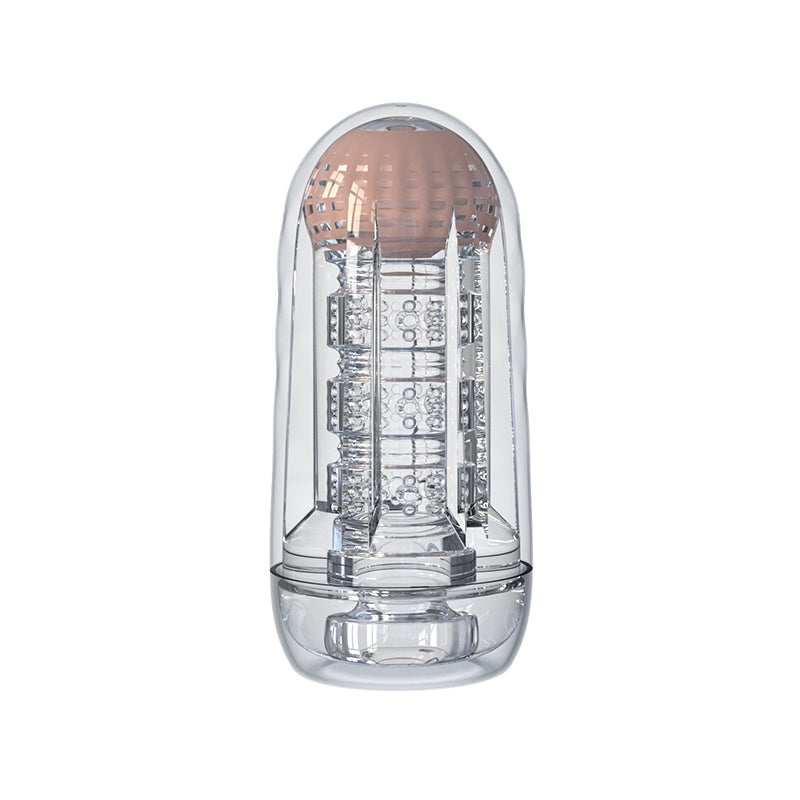 UEKOU Clear Cup Vibrating Male Masturbator App Controlled