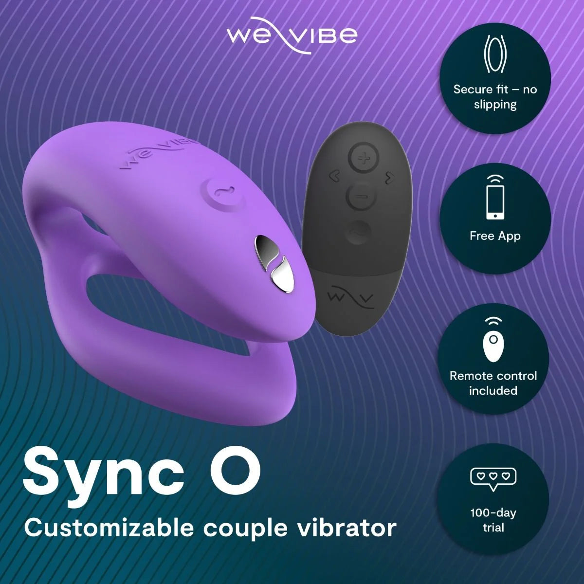 We-vibe Sync O Clit Wearable Vibrator App & Remote Controlled
