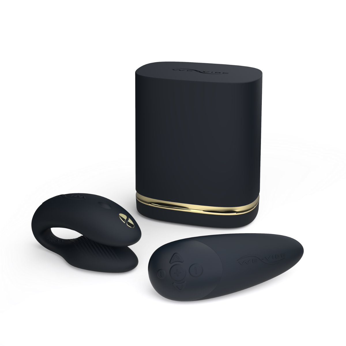 Womanizer X We-Vibe Golden Moments Clit Sucking & Wearable Couples Vibrator Limited Edition