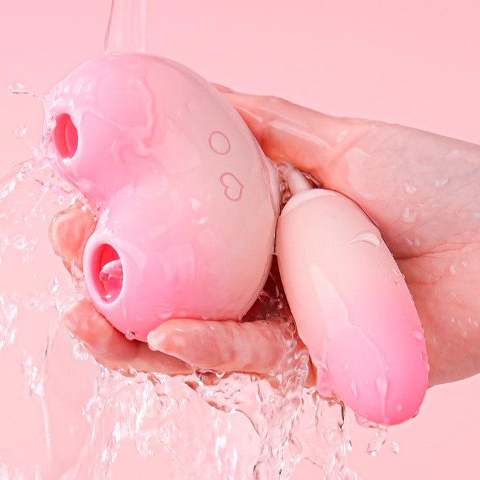 ZEMALIA Clit Sucking & Licking G-Spot Egg Vibrator