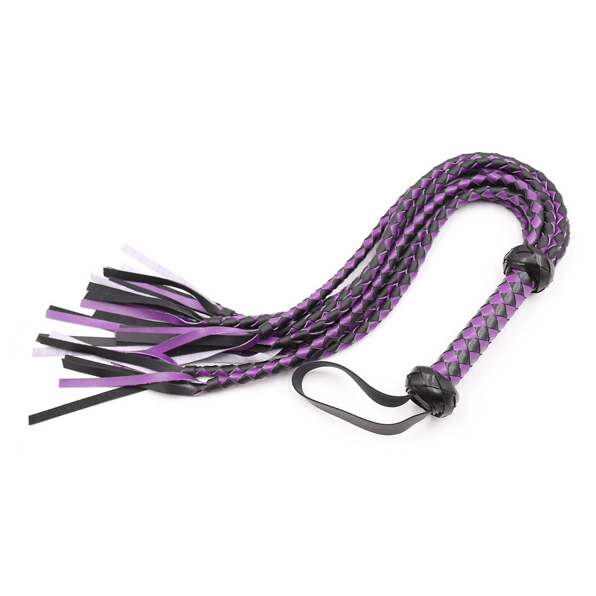 Handmade 8 Strand Leather BDSM Flogger Whip