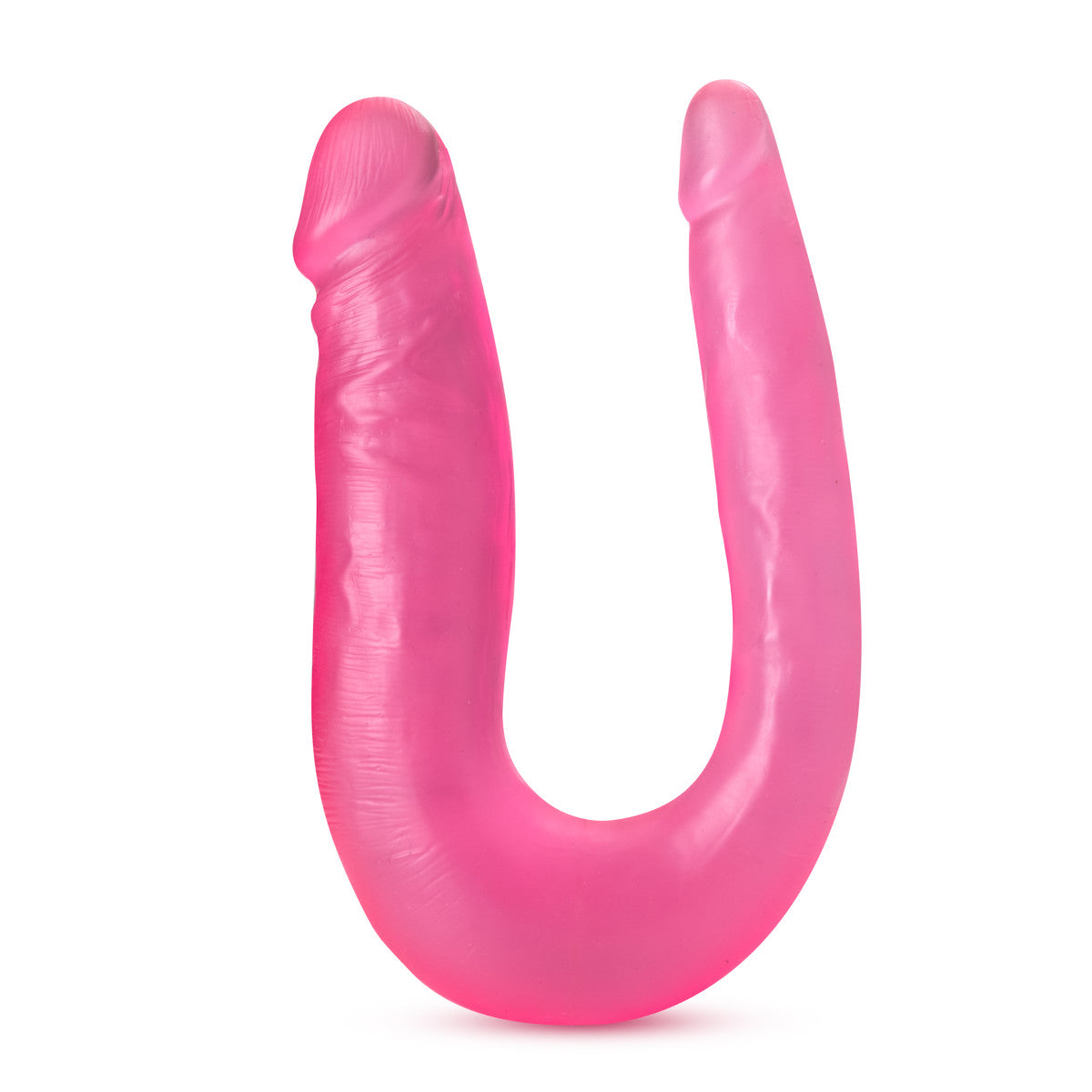 Blush U-Shaped 12.5-Inch Long Pink Double Ended Dildo