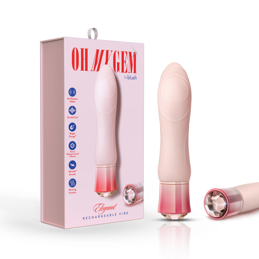 Blush Elegant 5.5-Inch Warming G-Spot Vibrator