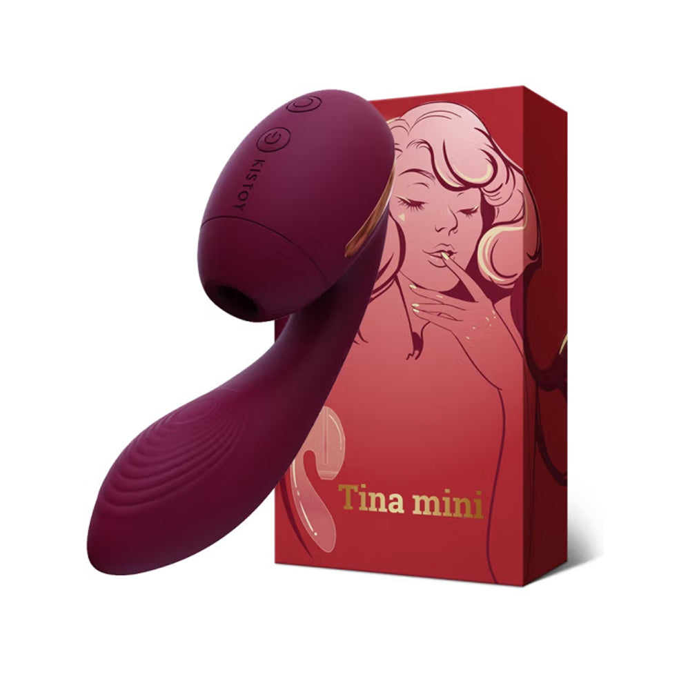 KISSTOY Tina Mini Warming Clit Suction & G-Spot Vibrator