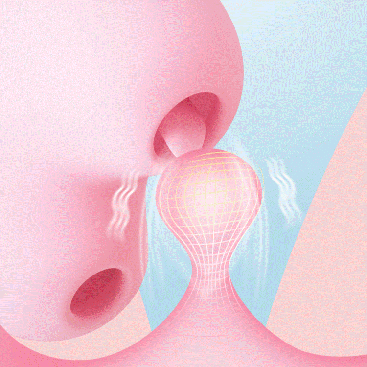 Peachy Tongue-licking & Sucking Bullet Vibrator