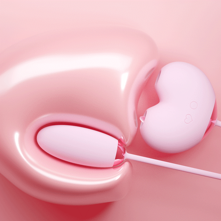 Peachy Plus Tongue-licking & Sucking Bullet Vibrator