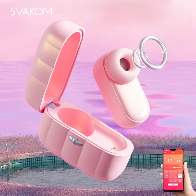 SVAKOM 司沃康 Airpod 耳姬阴蒂吸力震动棒 应用程序控制