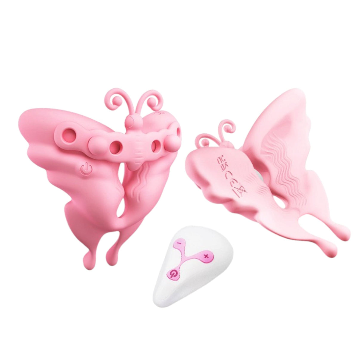 Butterfly Wearable Vibrating Nipple Clamps Remote Controlled