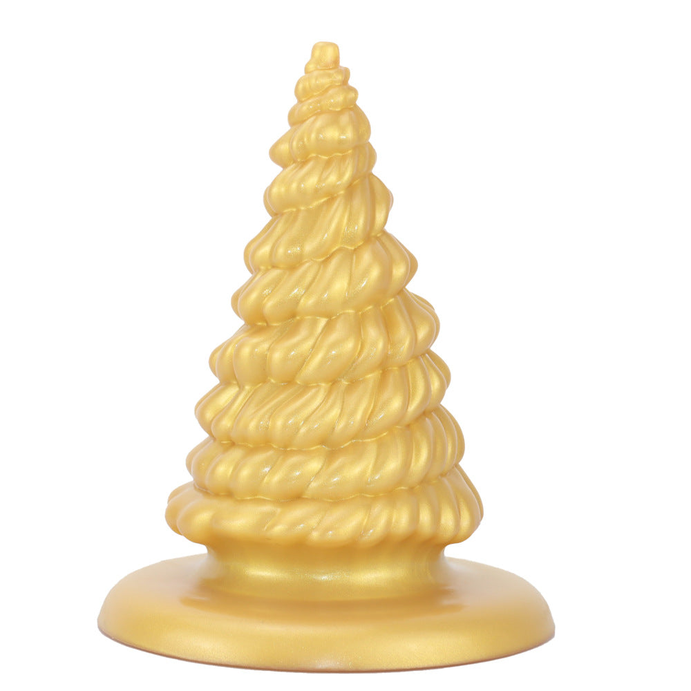Christmas Tree Silicone Dildo & Anal Plug 7.4 Inch
