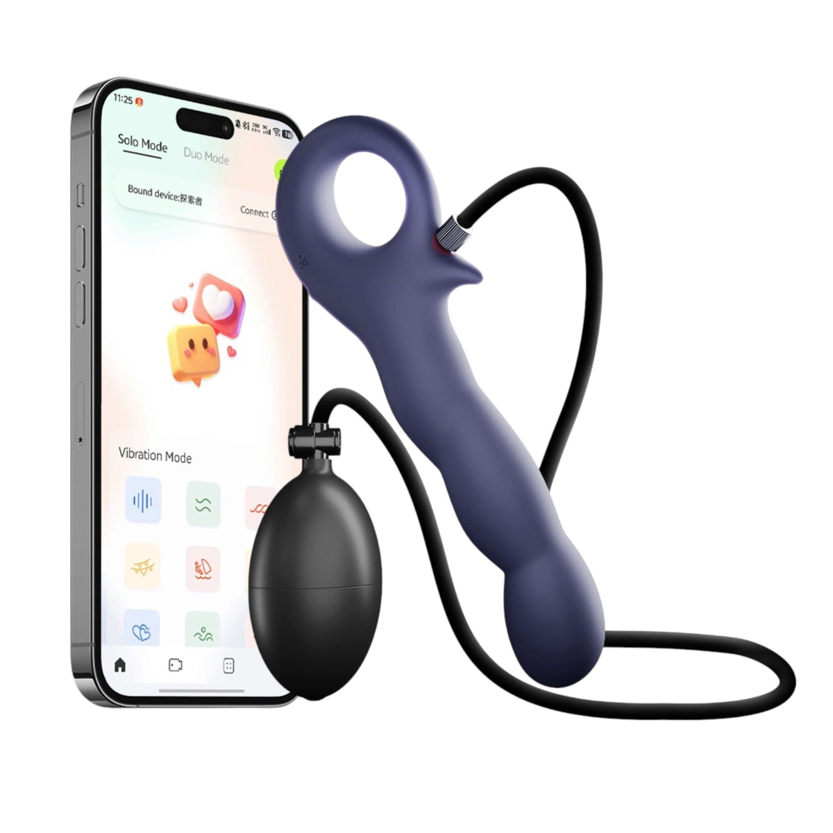 Explorer Inflatable G-Spot & Anal Vibrator App-Controlled
