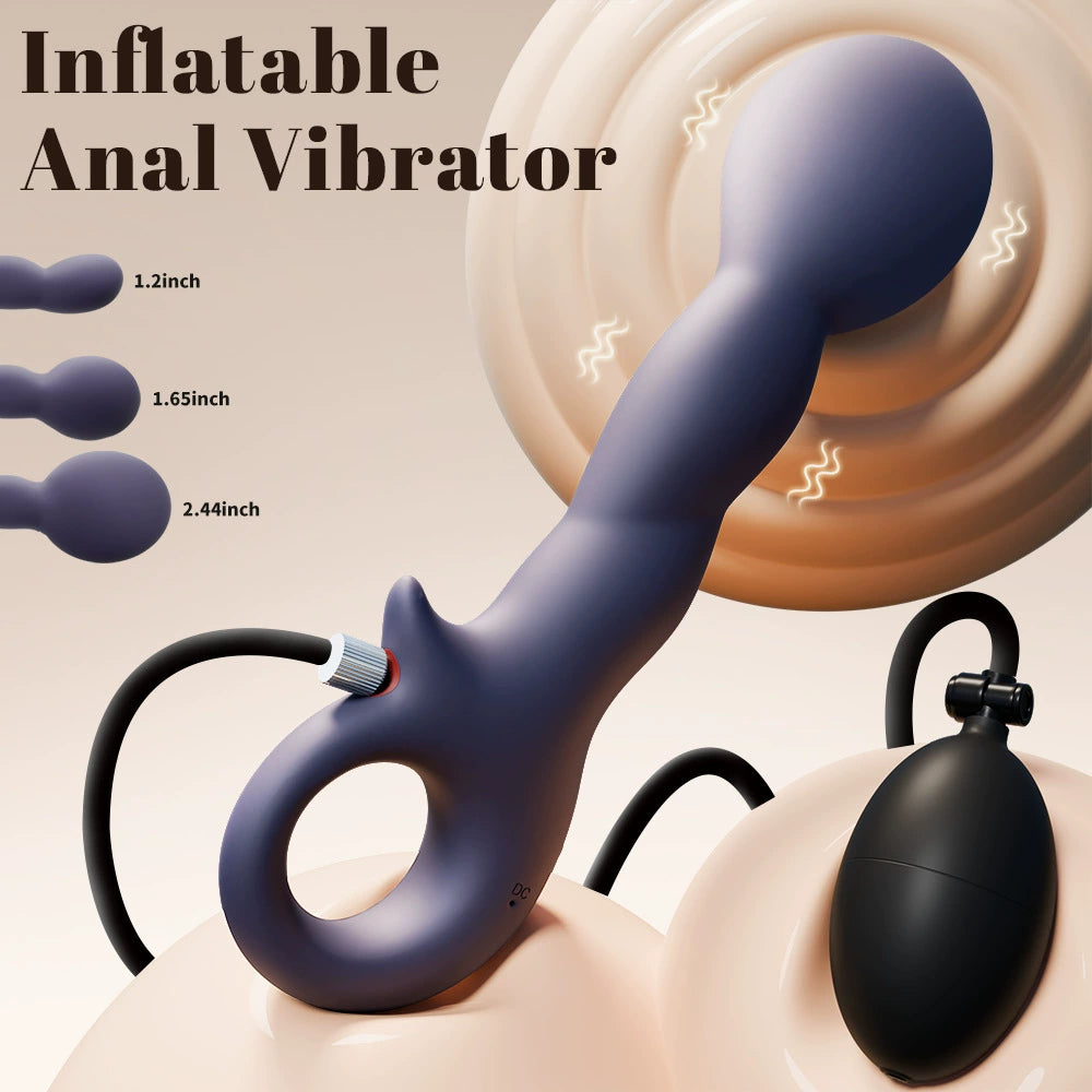 Explorer Inflatable G-Spot & Anal Vibrator App-Controlled