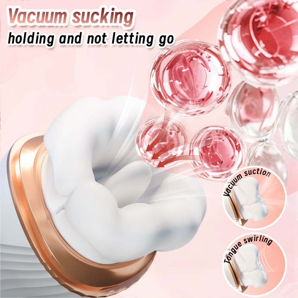 Silver Tongue Clit Sucking & Licking Mouth Vibrator App-Controlled
