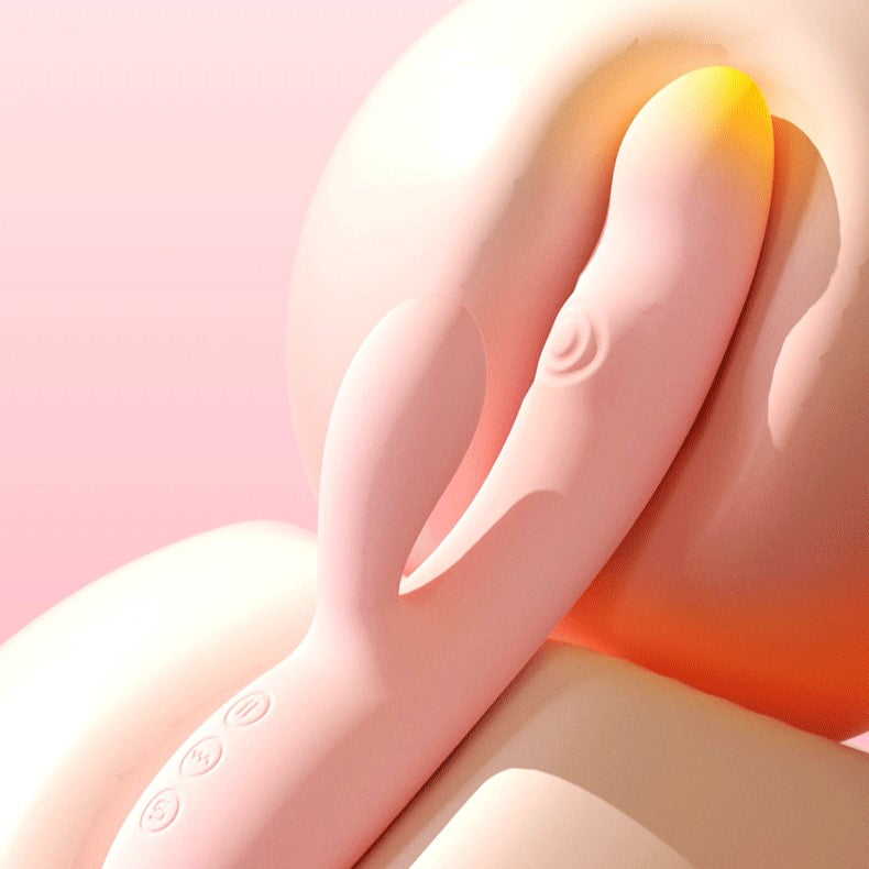 SVAKOM Pink G-Spot Slapping & Heating Rabbit Vibrator