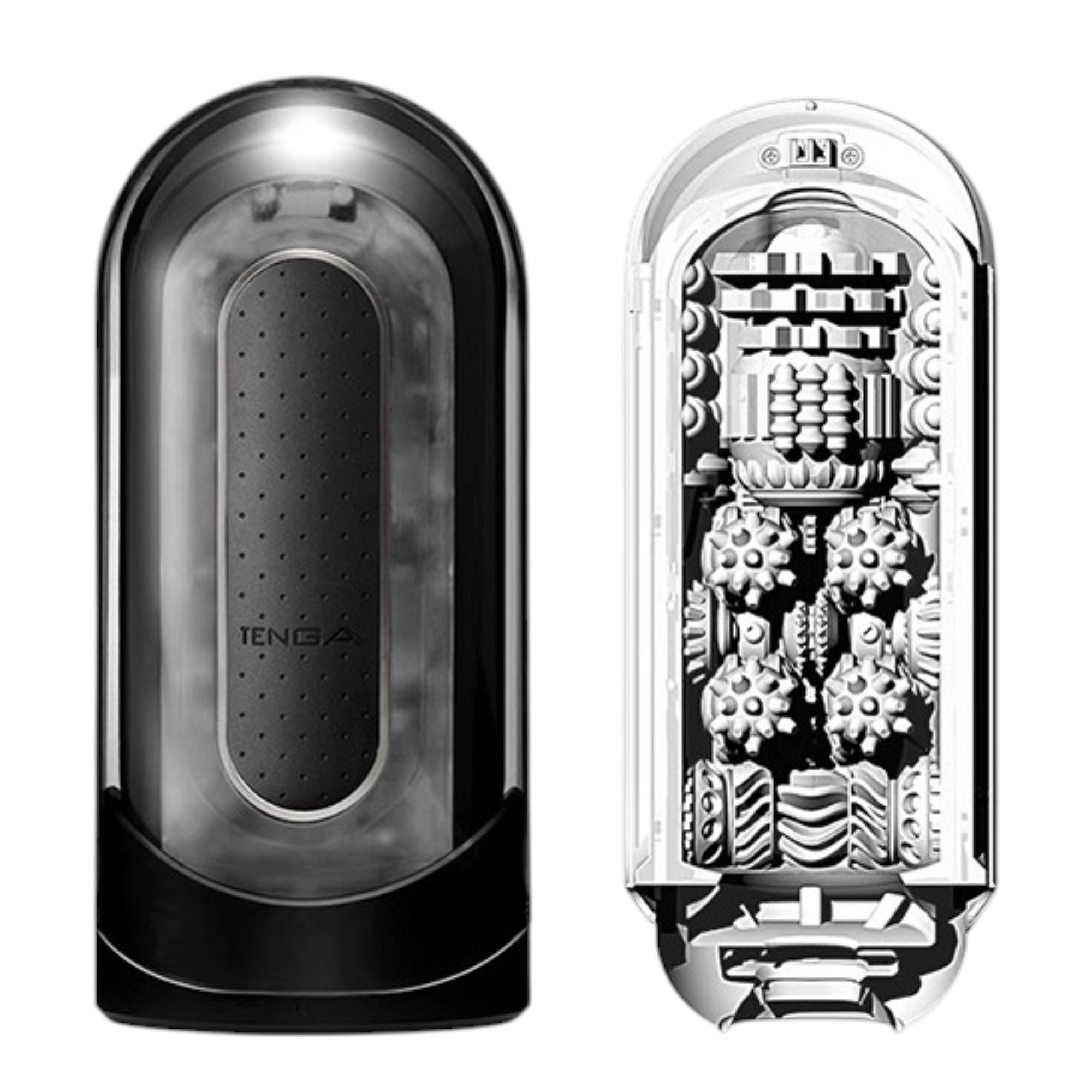 TENGA Flip Zero EV Rechargeable Vibrating Masturbator - Black